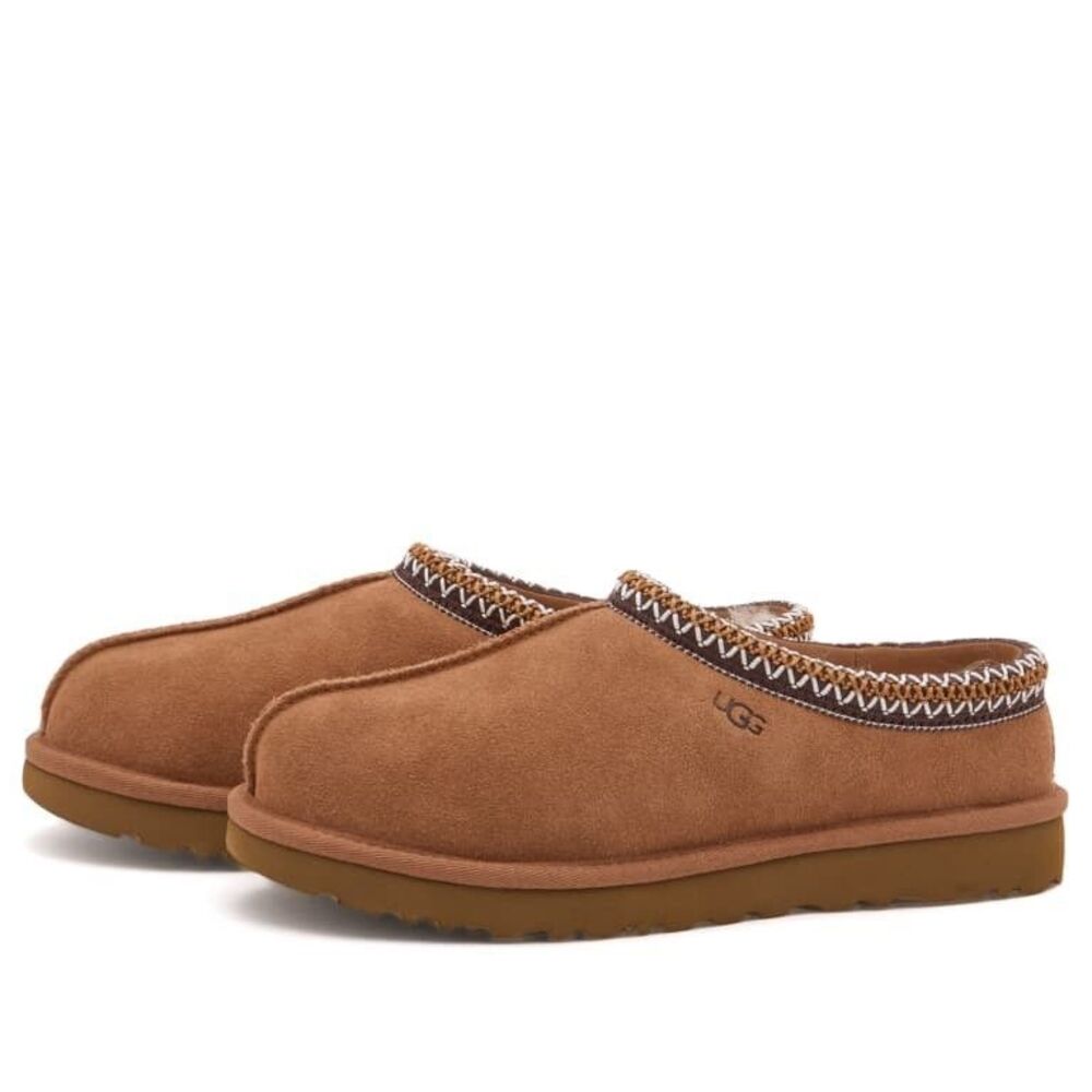 UGG Women's Tasman II Chestnut Women's Shoes Suede Upper Wool Slippers Size 9